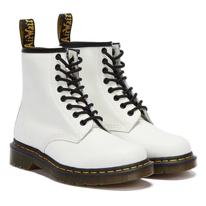 Dr. Martens 1460 Gladde Dames Witte Laarzen