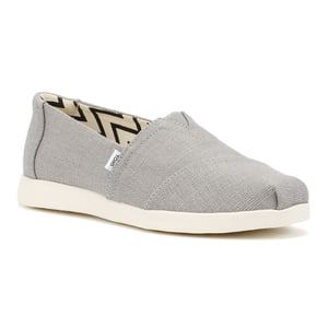 TOMS Alpargata Plus Heritage Canvas Dames Grijze Espadrilles