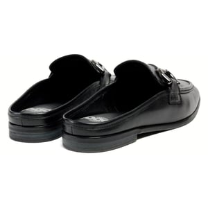 Pod Mila Leren Dames Zwarte Mules