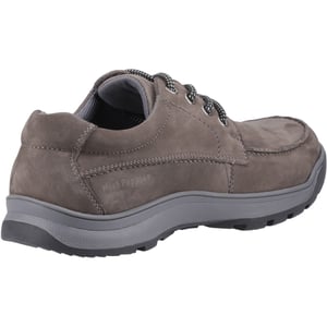 Hush Puppies Tucker Veterschoenen voor Heren van Grijs Nubuckleer