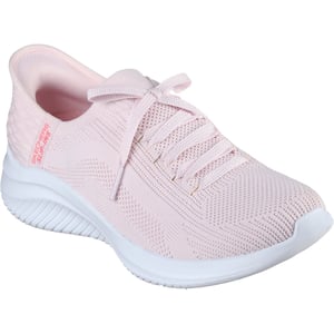 Skechers Ultra Flex 3.0 Brilliant Path Textiel Dames Lichte Roze Sneakers
