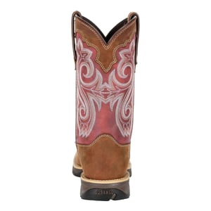 Durango Lady Rebel Leren Dames Laarzen in Braam Bruin/Roestig Rood