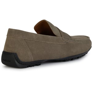 Geox U KOSMOPOLIS + GRIP Leren Heren Taupe Instappers