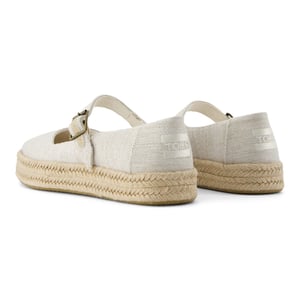 TOMS Carolina Mary Jane Nylon Dames Natuurlijke Espadrilles