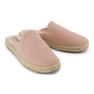 TOMS Santiago Mule Textiel Dames Lichtroze Muiltjes