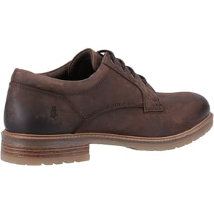 Hush Puppies Richie Leren Heren Bruine Veterschoenen