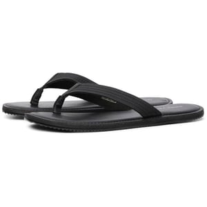 Jack & Jones Washton Leren Heren Teenslippers In Antraciet