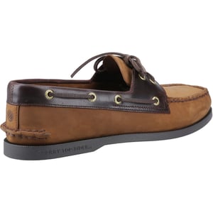 Sperry Authentieke 2 Oog Leer Heren Bruine Combinatie Boot Schoenen