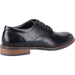 Hush Puppies Damien Veterschoenen Leer Mannen Zwart Veterschoenen