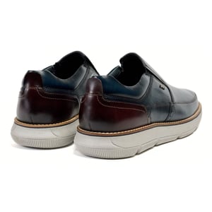 Pod Fowler Leren Heren Navy Loafers