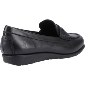 Hush Puppies Shelby Leren Dames Zwarte Instappers