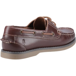 Hush Puppies Wilson Leren Heren Bruine Bootschoenen