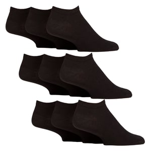 9-Pack Heren Diabetische Trainingssokken | Non-elastische Extra Brede Enkelsokken