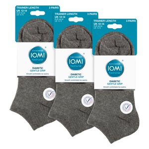 9-pack heren diabetessokken | Niet-elastische extra brede enkelsokken