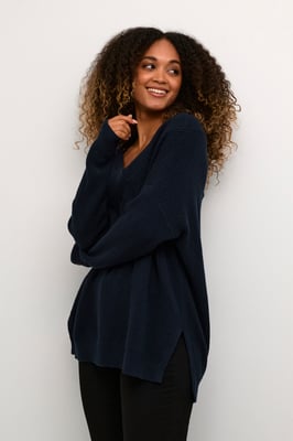Pullover Oversize fit dark blue
