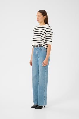 Pullover Loose fit black offwhite