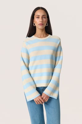 Pullover Loose fit blue white