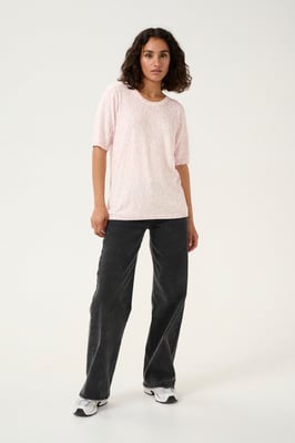 Pullover Regular fit pink white