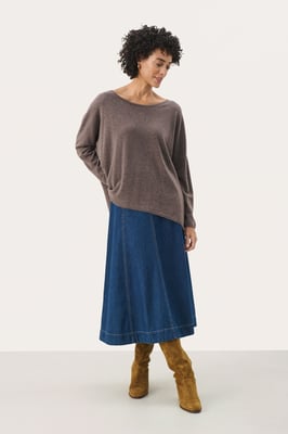 Pullover Loose fit taupe