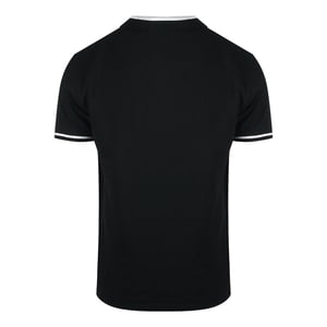 Cavalli Class Bold Stripe Collar Zwart Poloshirt