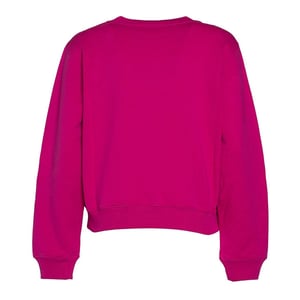 Moschino Milano Dubbele Smiley Fuxia-trui