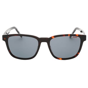 Hugo Boss Havana Red zonnebril met donker montuur