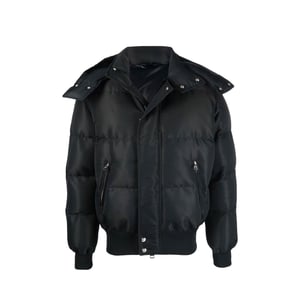 Alexander McQueen wolmix gewatteerde bomberjack