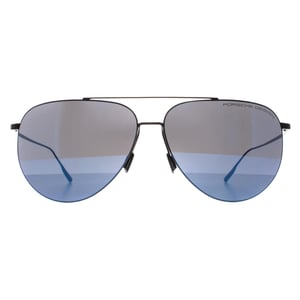 Porsche Design Aviator Unisex Zwart Blauw Spiegel P8939