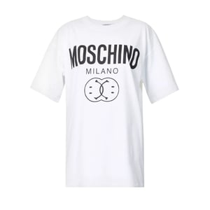 Moschino Double Smiley Wit T-shirt