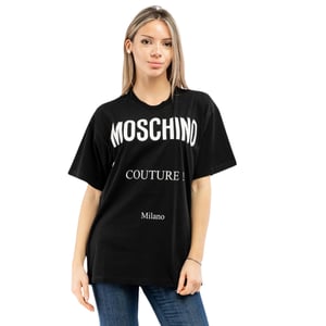 Moschino Couture Milano Zwart T-shirt