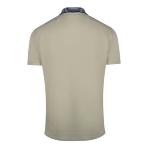 Cavalli Class Gestreepte Beige Poloshirt Met Kraag
