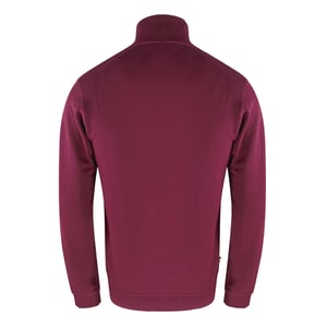 Aquascutum Active Zip Up Burgundy Sweatshirt