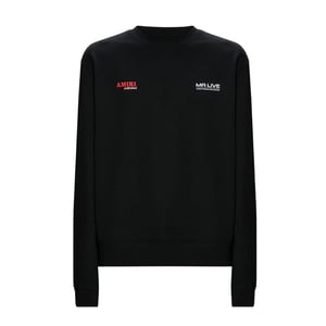 Amiri Drum Machine Zwarte Crewneck Trui