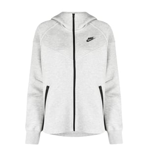 Nike Zip-up Lichtgrijze Hoodie