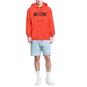 Moschino Couture Milano Oranje Hoodie