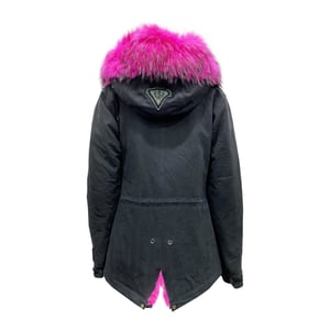 As65 Canvas Versierde Parka Jas