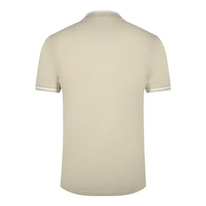 Cavalli Class Bold Stripe Beige Zand Poloshirt