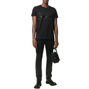 Balmain Paris Multi Logo Zwart T-shirt
