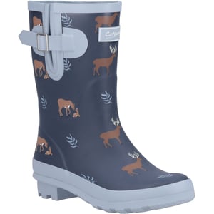 Cotswold Woodland Mid Rubberen Dameslaarzen Met De Print Van Een Hertenpatroon