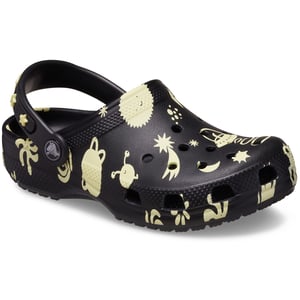 Crocs Classic Graphic Thermoplastische Zwarte Instappers