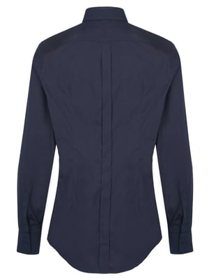 Dolce & Gabbana Gouden Collectie overhemd marineblauw