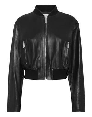 Leren Bomber Signature