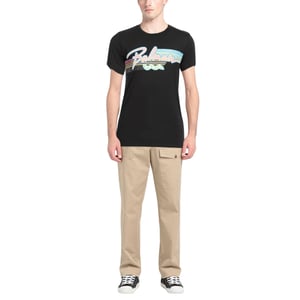 Balmain Paris Retro Logo Zwart T-shirt