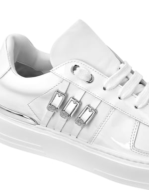 Low Top Sneakers Belts Skull