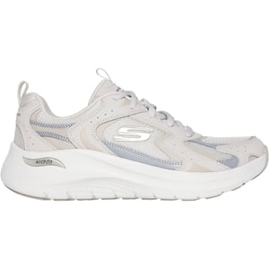 Skechers Arch Fit 2.0 Vintage Luxe Leren Dames Natuurlijke Sneakers