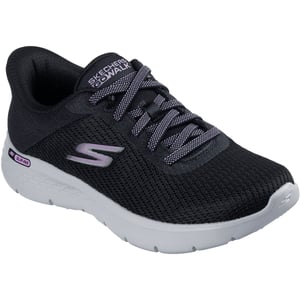 Skechers Go Walk Flex Textiel Dames Zwarte Sneakers
