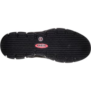 Skechers Workwear Telphin Sanphet Leren Heren Zwarte Veiligheidssneakers