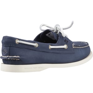 Sperry Authentic 2 Eye Dames Bootschoenen Van Leer In Marineblauw
