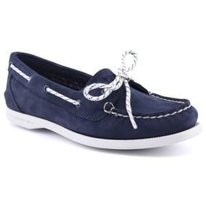 Sperry Authentic 1 Eye Dames Bootschoenen Van Leer In Marineblauw