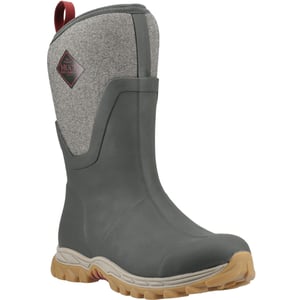 Muck Boots Arctic Sport II Mid Rubberen Dames Olijf/herringbone Winterlaarzen Tot Halverwege De Kuit